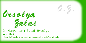 orsolya zalai business card